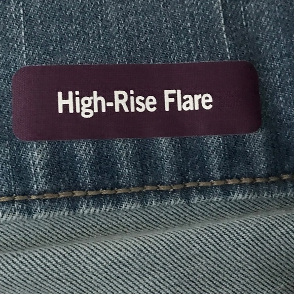 GLORIA VANDERBILT Shape Effect High Rise Flare Jeans Women’s Plus Size 14 - Picture 8 of 16